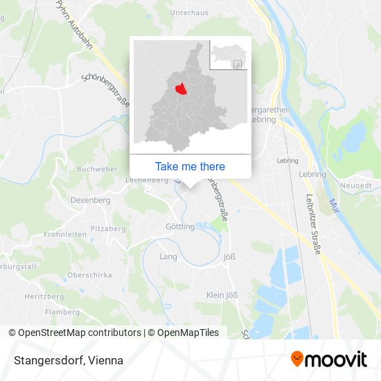 Stangersdorf map