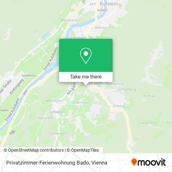 Privatzimmer-Ferienwohnung Bado map