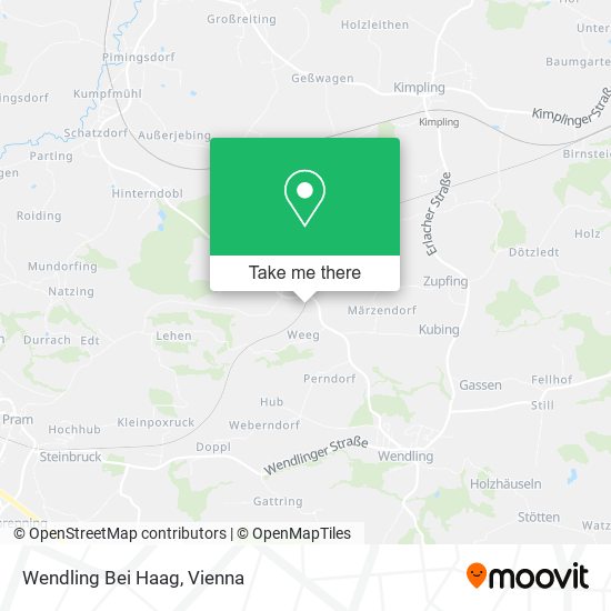 Wendling Bei Haag map