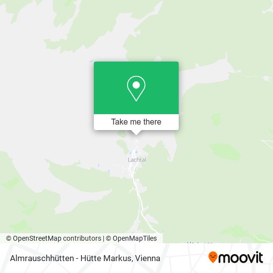 Almrauschhütten - Hütte Markus map