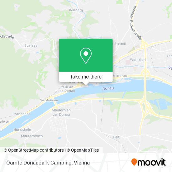 Öamtc Donaupark Camping map