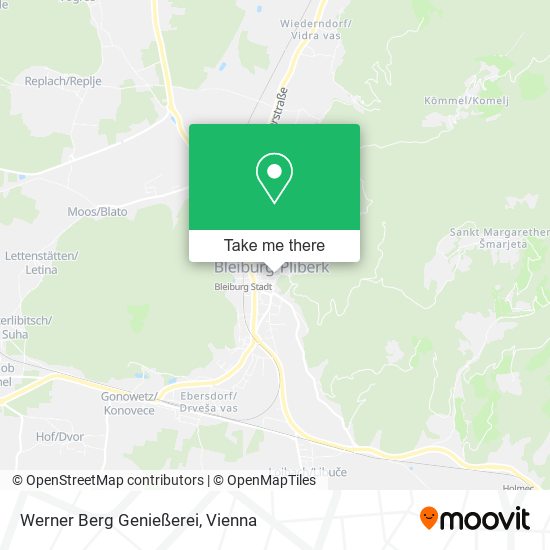 Werner Berg Genießerei map