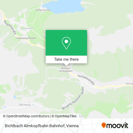 Bichlbach Almkopfbahn Bahnhof map
