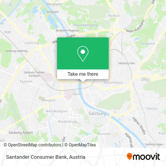 Santander Consumer Bank map