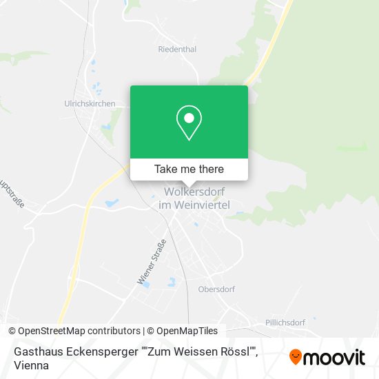 Gasthaus Eckensperger ""Zum Weissen Rössl"" map