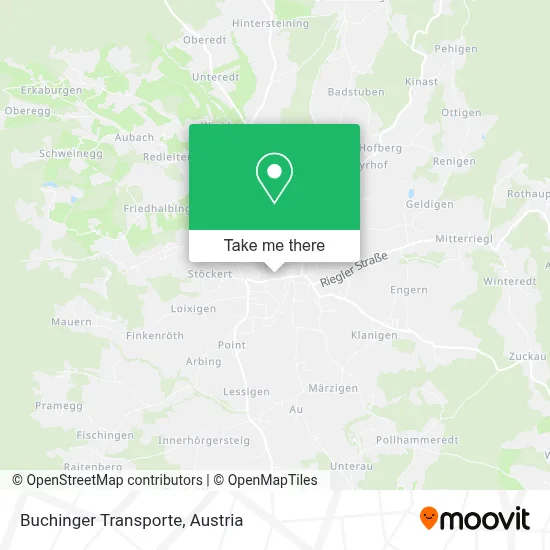 Buchinger Transporte map