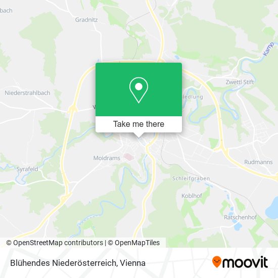 Blühendes Niederösterreich map