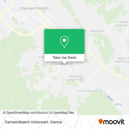 Gemeindeamt Unterwart map