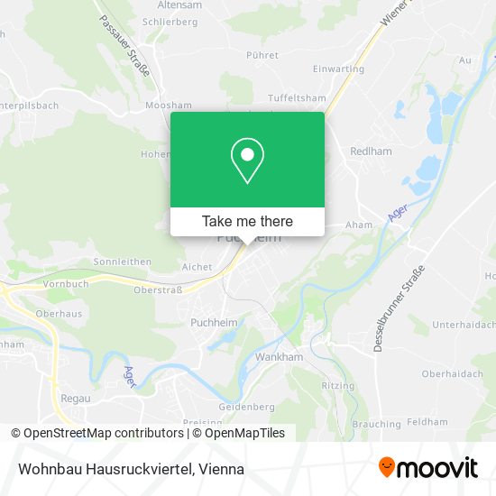 Wohnbau Hausruckviertel map