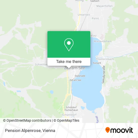 Pension Alpenrose map