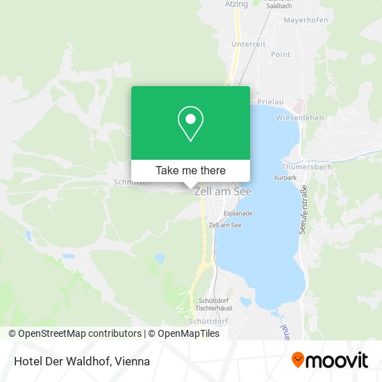 Hotel Der Waldhof map