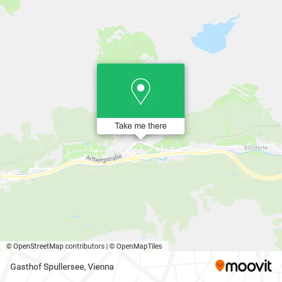 Gasthof Spullersee map