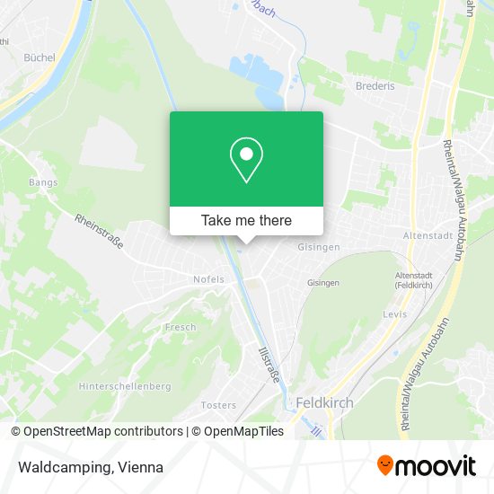 Waldcamping map