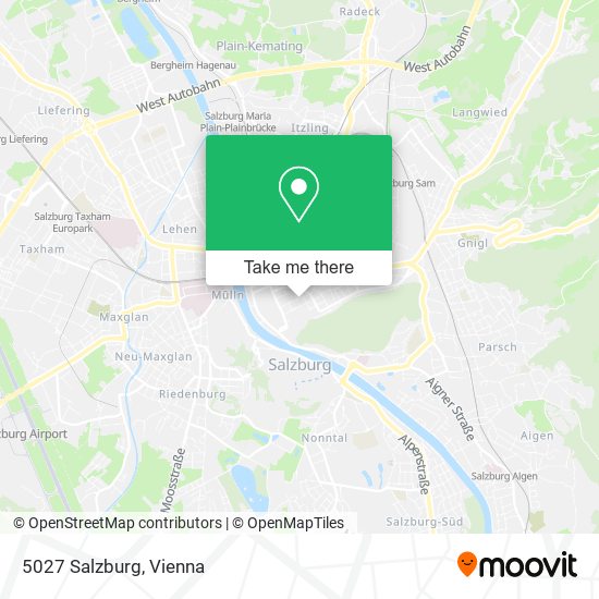 5027 Salzburg map