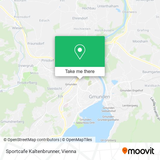 Sportcafe Kaltenbrunner map