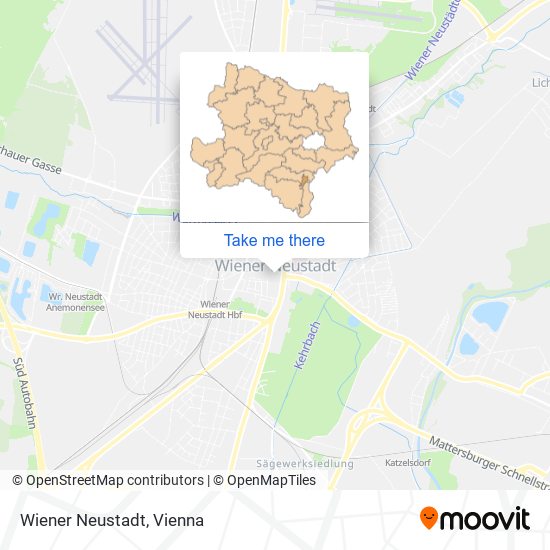 Wiener Neustadt map