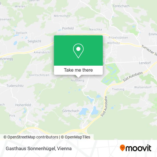 Gasthaus Sonnenhügel map