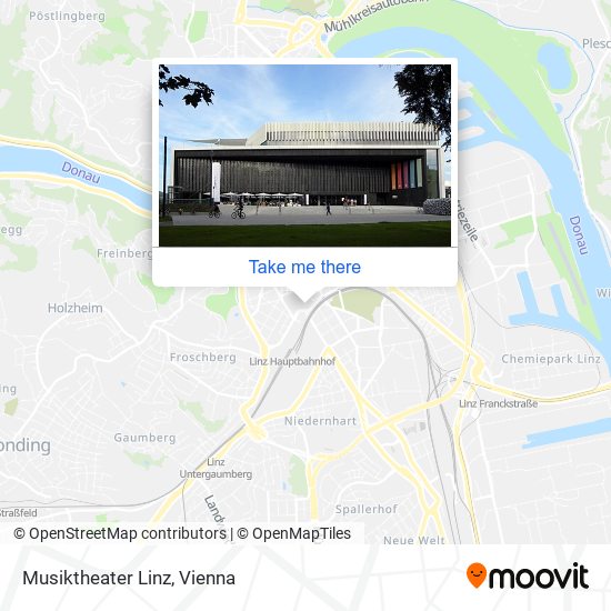 Musiktheater Linz map