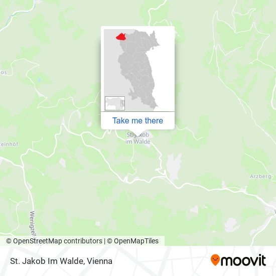 St. Jakob Im Walde map