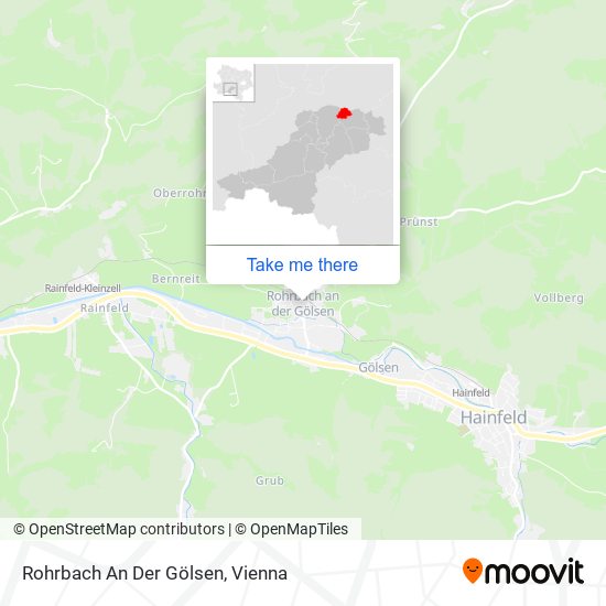 Rohrbach An Der Gölsen map