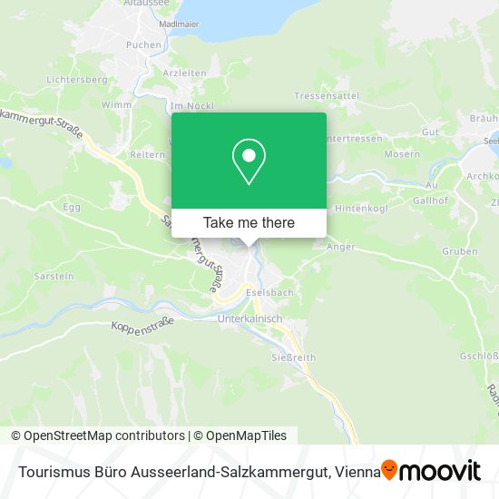 Tourismus Büro Ausseerland-Salzkammergut map