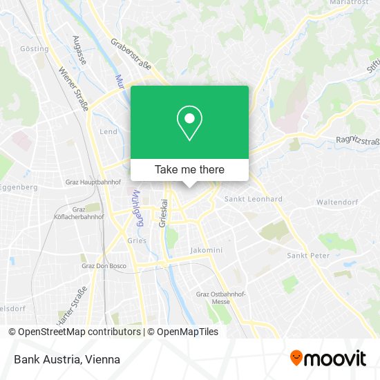 Bank Austria map