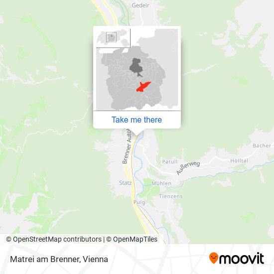 Matrei am Brenner map