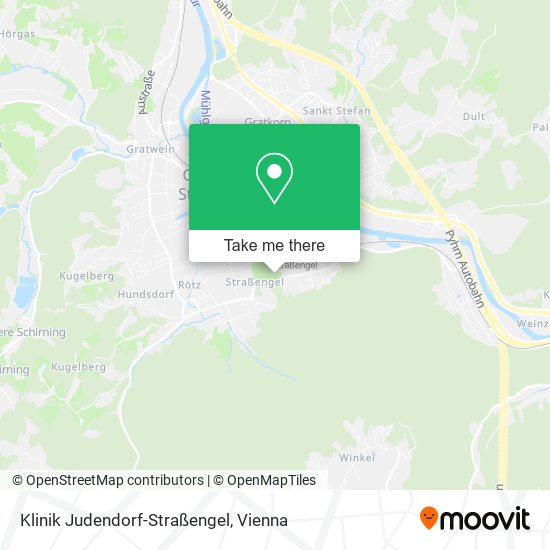 Klinik Judendorf-Straßengel map
