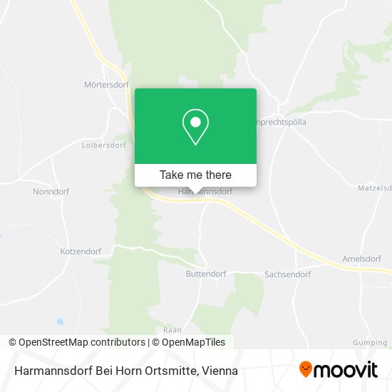 Harmannsdorf Bei Horn Ortsmitte map
