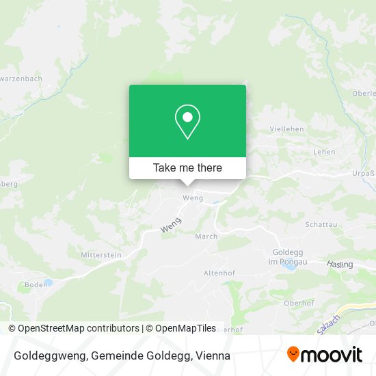 Goldeggweng, Gemeinde Goldegg map