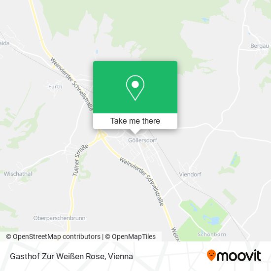 Gasthof Zur Weißen Rose map