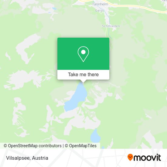 Vilsalpsee map