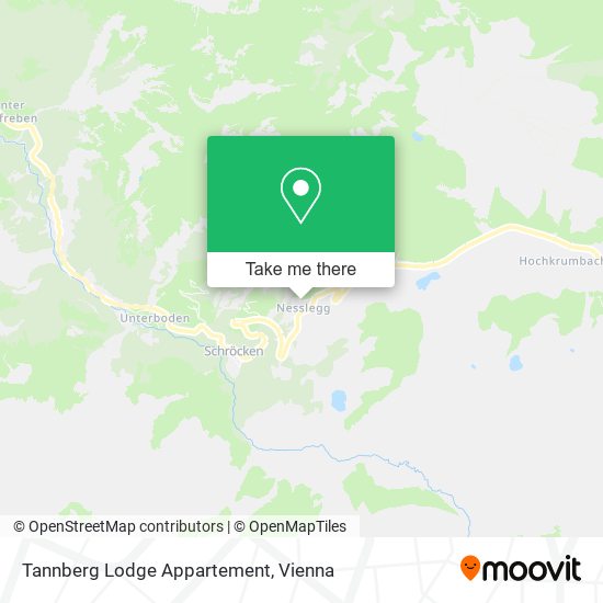 Tannberg Lodge Appartement map