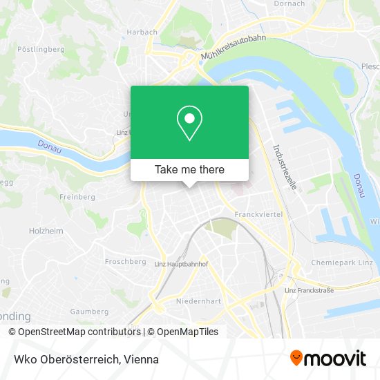 Wko Oberösterreich map