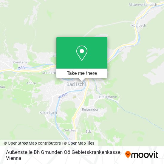 Außenstelle Bh Gmunden Oö Gebietskrankenkasse map