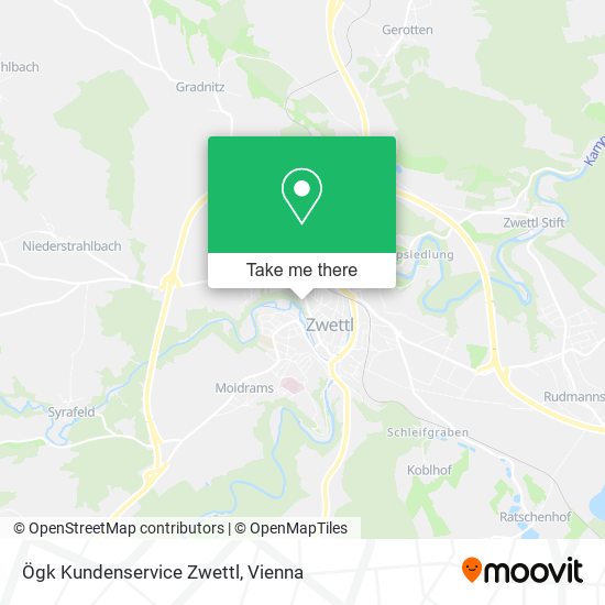 Ögk Kundenservice Zwettl map