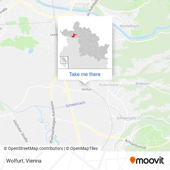 Wolfurt map