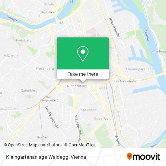 Kleingartenanlage Waldegg map