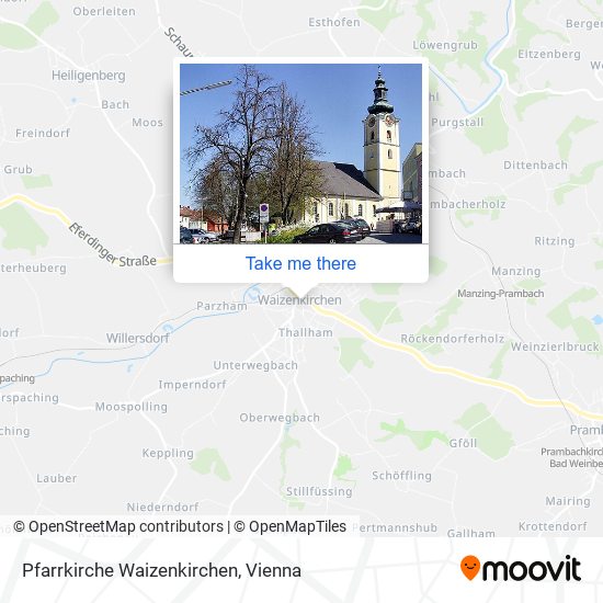 Pfarrkirche Waizenkirchen map