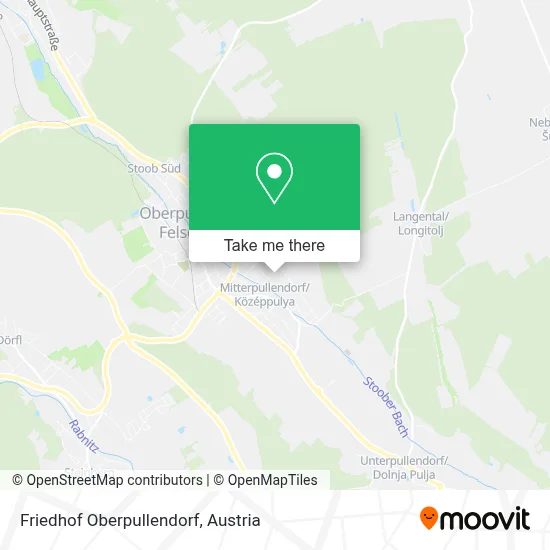 Friedhof Oberpullendorf map
