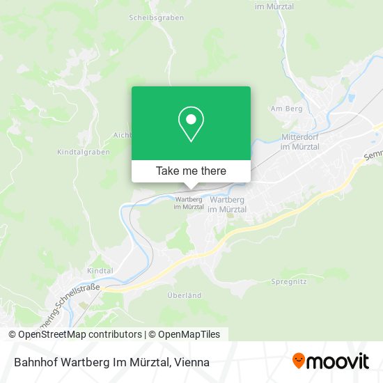 Bahnhof Wartberg Im Mürztal map