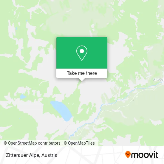 Zitterauer Alpe map