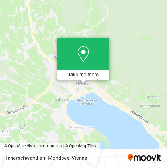 Innerschwand am Mondsee map