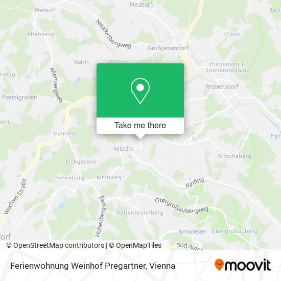 Ferienwohnung Weinhof Pregartner map