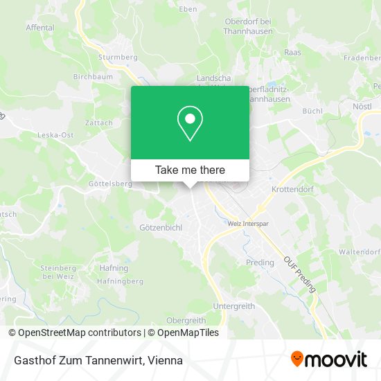 Gasthof Zum Tannenwirt map