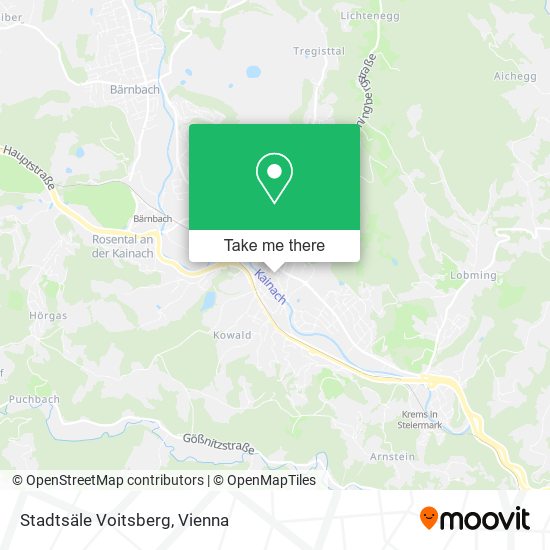 Stadtsäle Voitsberg map