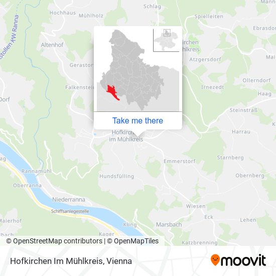 Hofkirchen Im Mühlkreis map