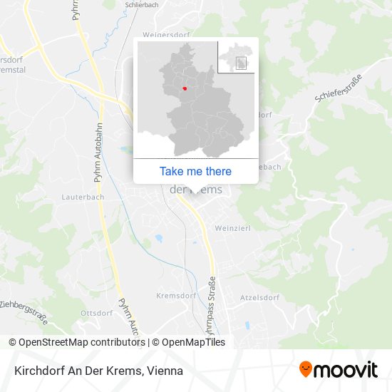 Kirchdorf An Der Krems map