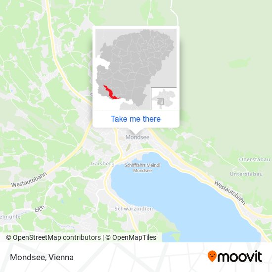 Mondsee map