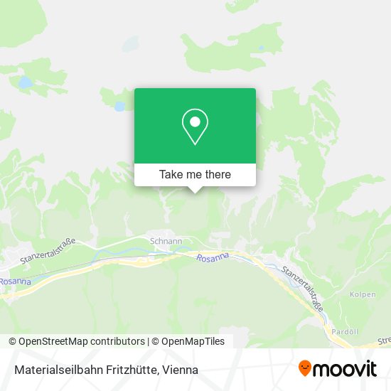Materialseilbahn Fritzhütte map